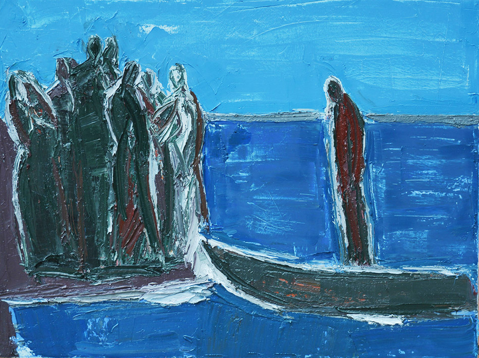 «Зустріч одного». 2015. Полотно, олія